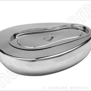 Stainless Steel Female Bed Pan With Cover