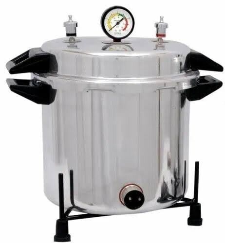 Autoclave Portable Aluminium Six Wing Nut Type (Sterilizer Dressing Pressure Type)